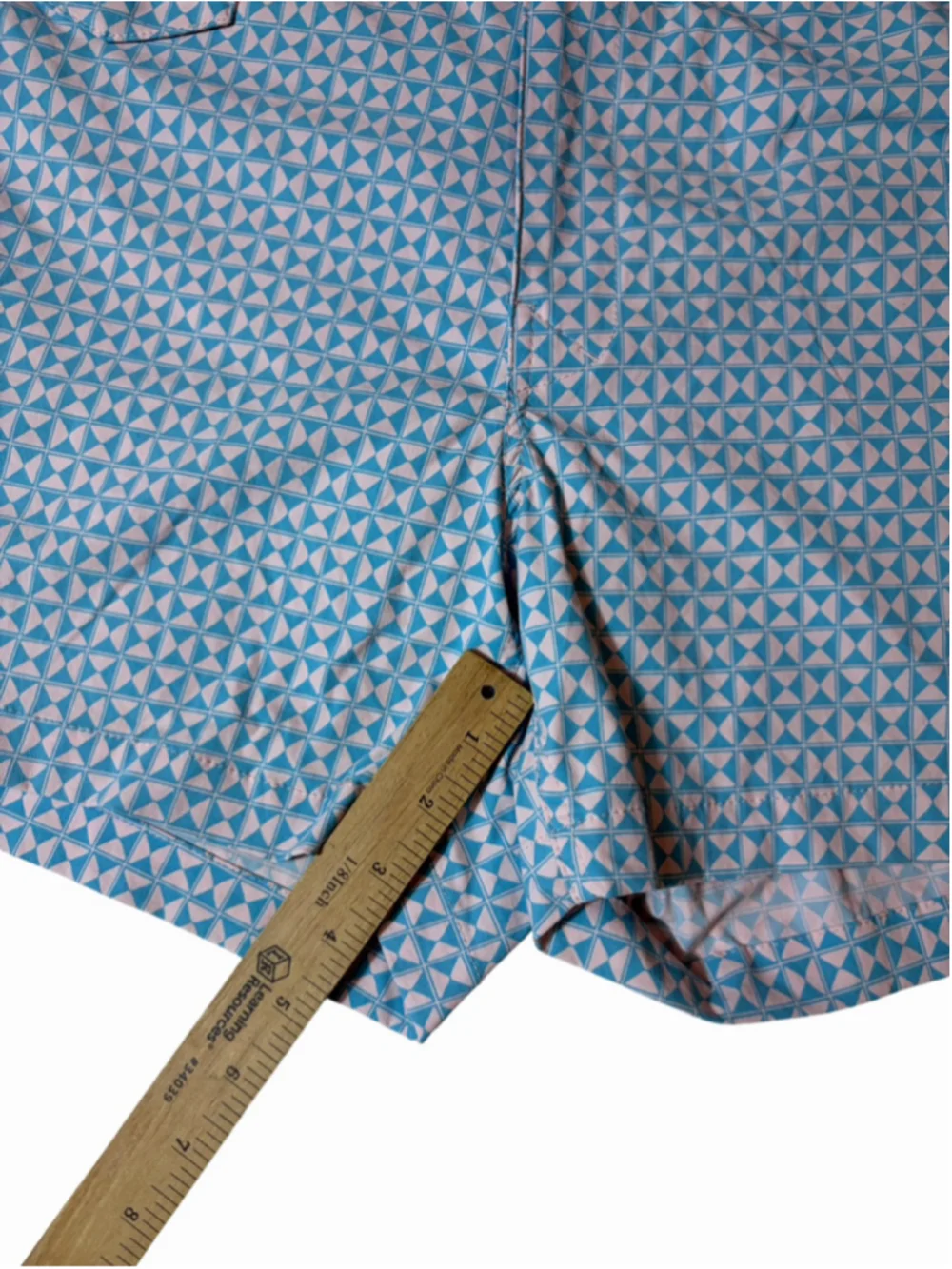 J.Crew Men’s Vintage Geometric Print Swim Trunks Board Shorts Size 35